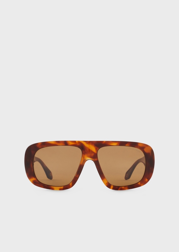 Giorgio Armani 个性斑纹粗框太阳镜