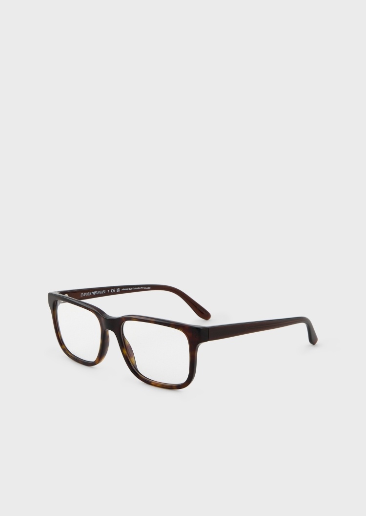 Emporio Armani 简约时尚长方形光学镜