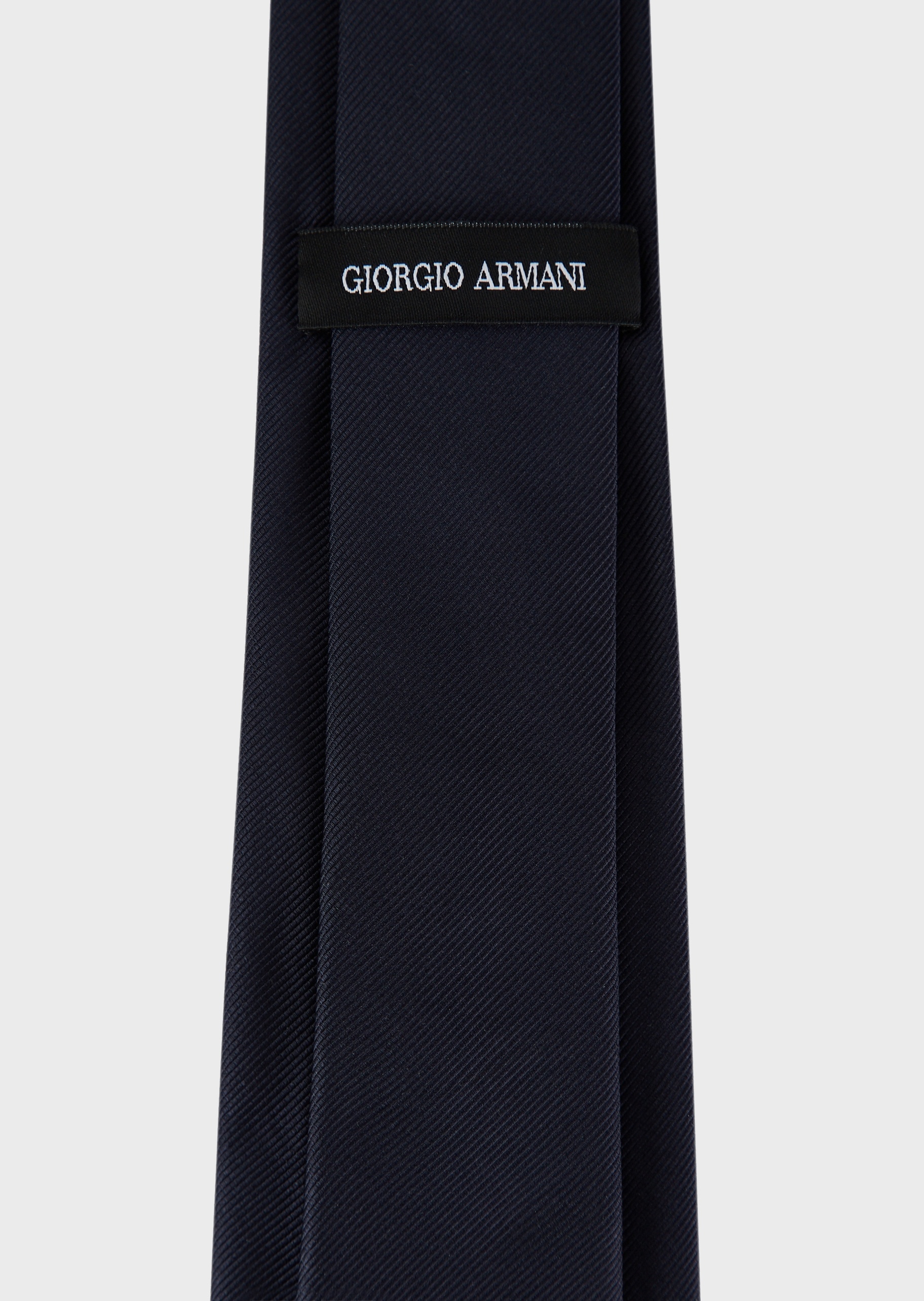 Giorgio Armani 简约纯色商务真丝领带