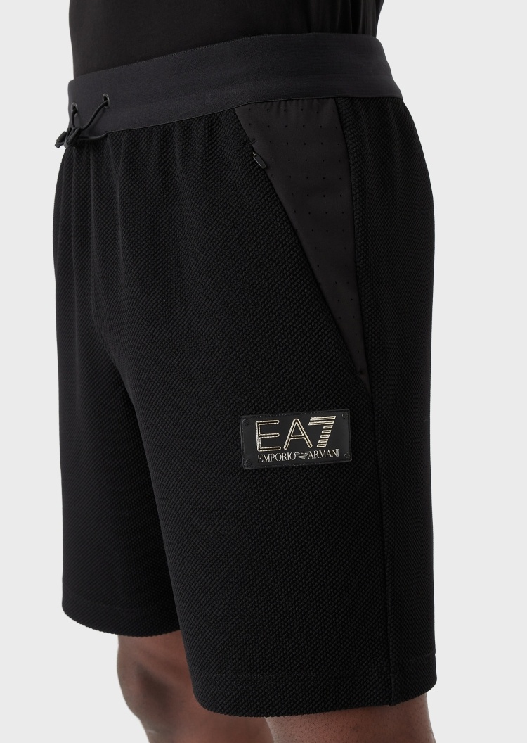 EA7 抽绳裤腰冲浪短裤
