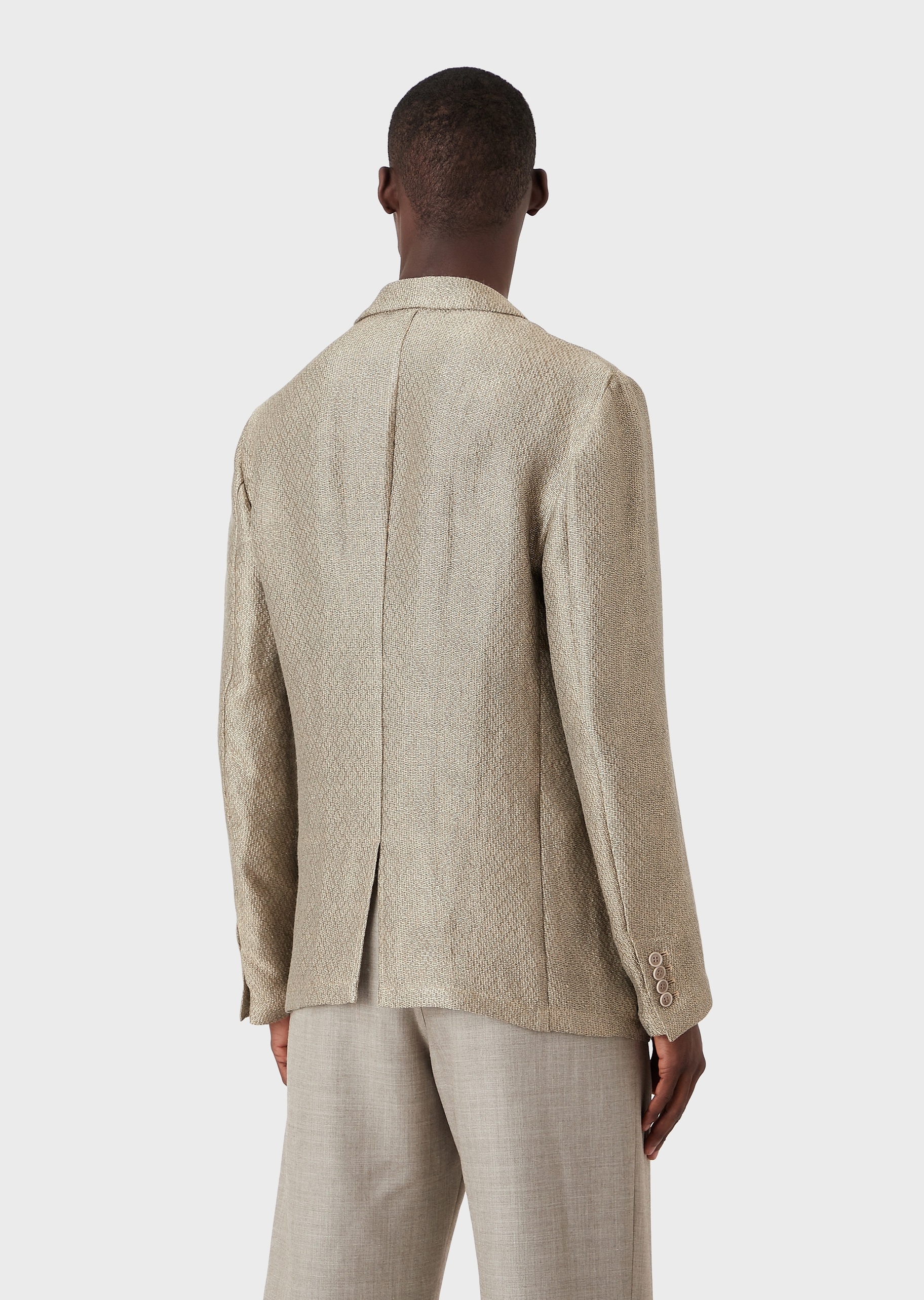 Giorgio Armani 编织菱格西装外套