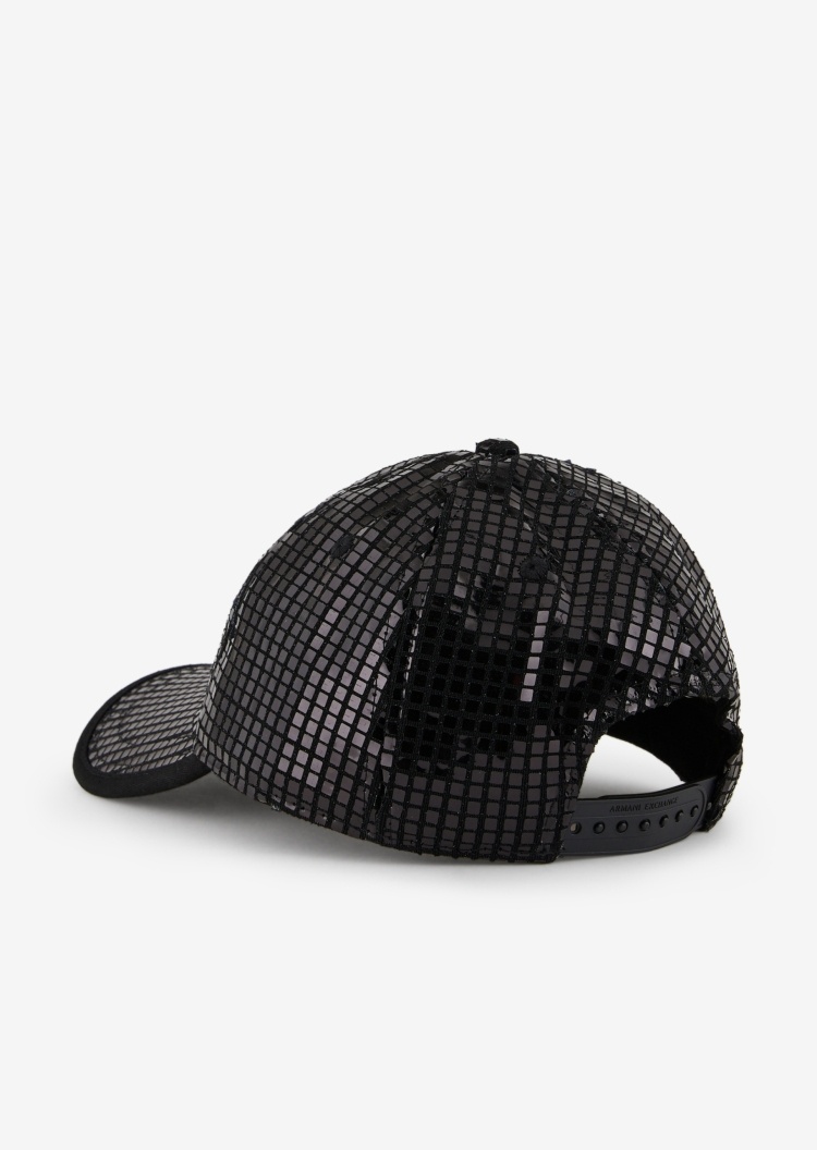 ARMANI EXCHANGE 女士通体小亮片包边棒球帽