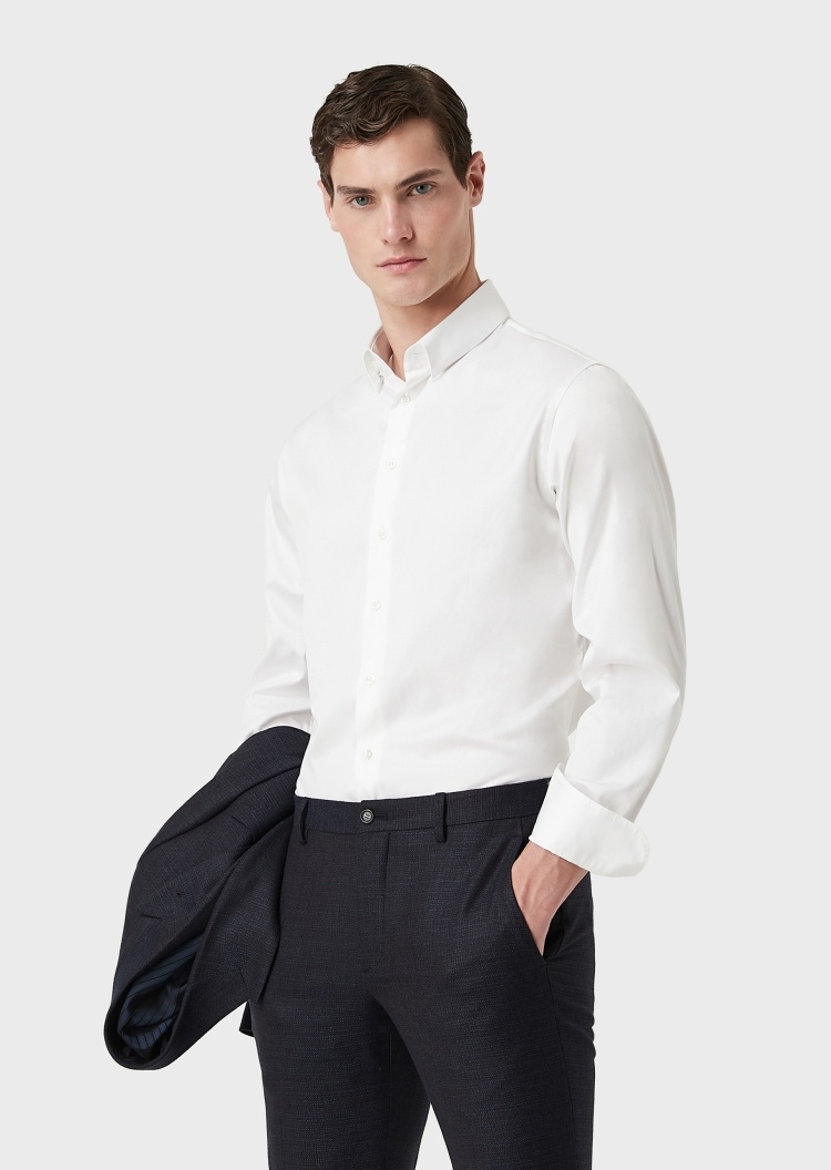 Giorgio Armani 纯棉商务绅士衬衫