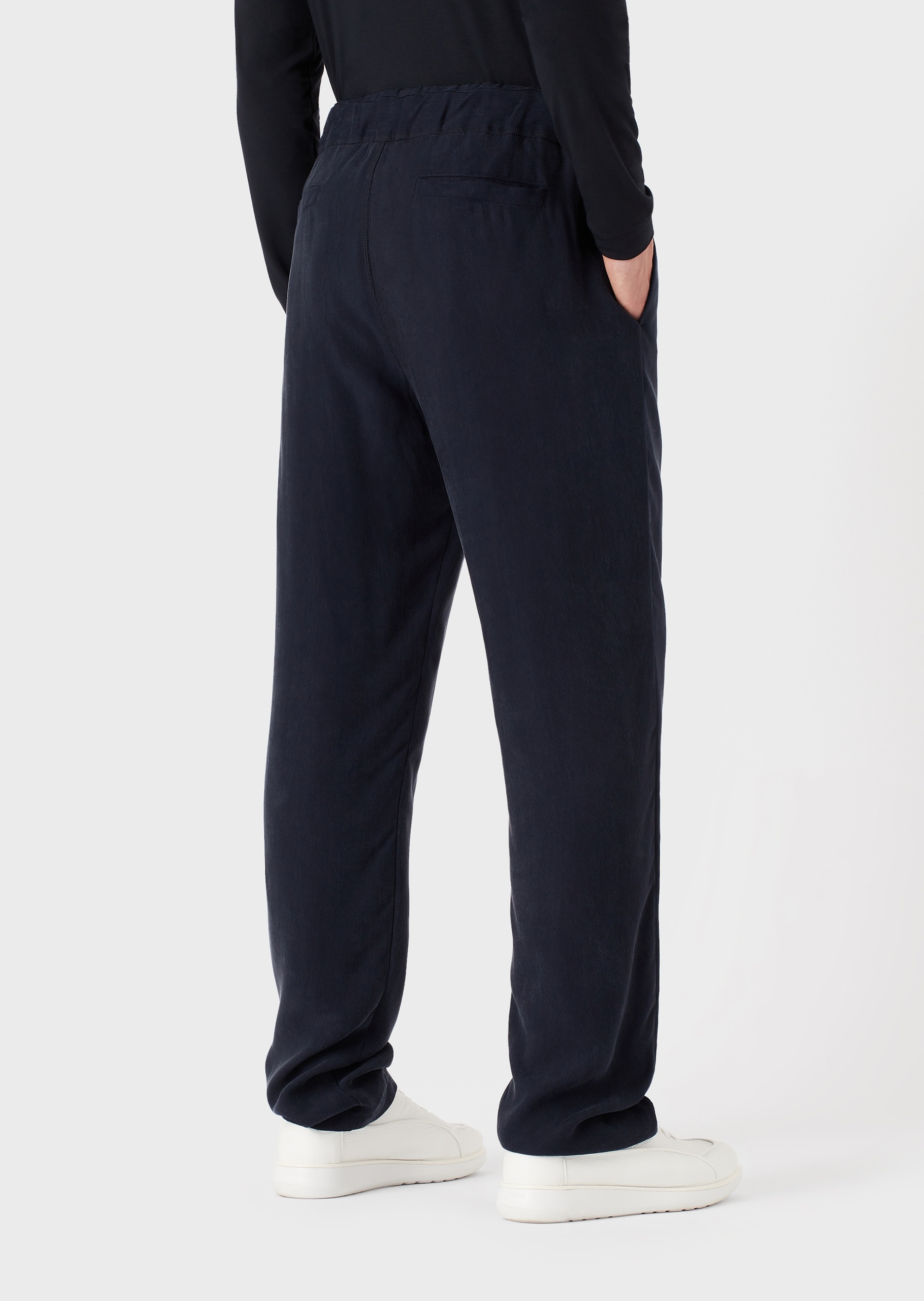 Giorgio Armani 简约时尚抽绳休闲裤