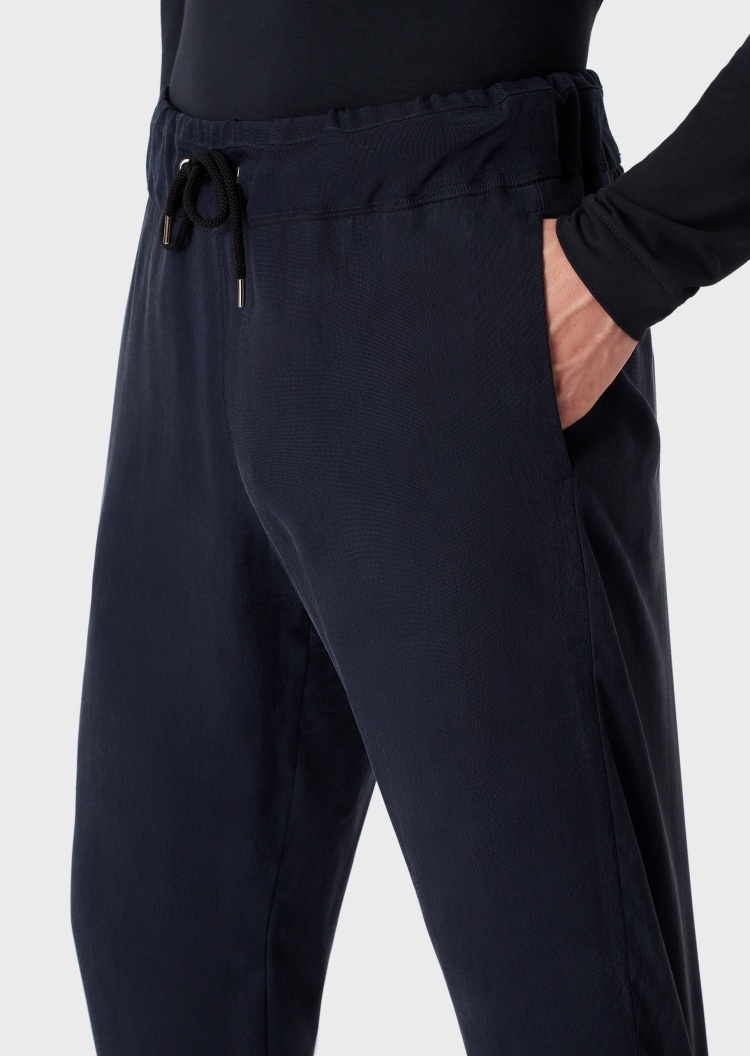 Giorgio Armani 简约时尚抽绳休闲裤