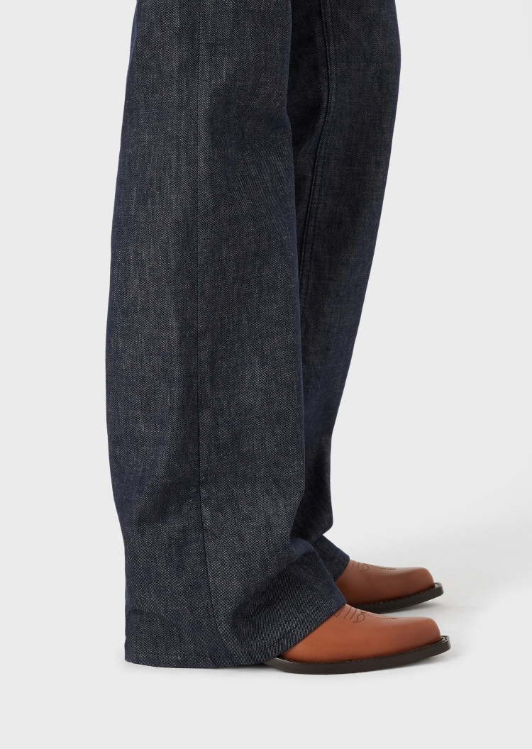 Giorgio Armani 喇叭形棉质休闲牛仔裤