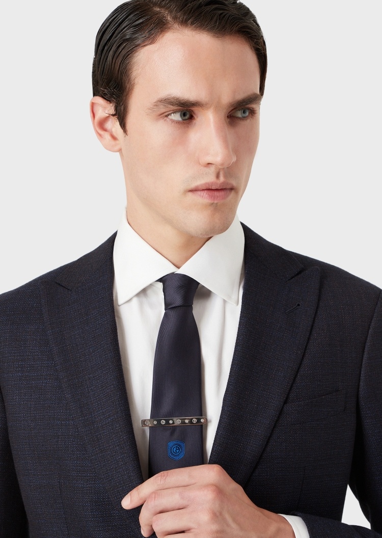 Giorgio Armani 雅致经典标识领带夹