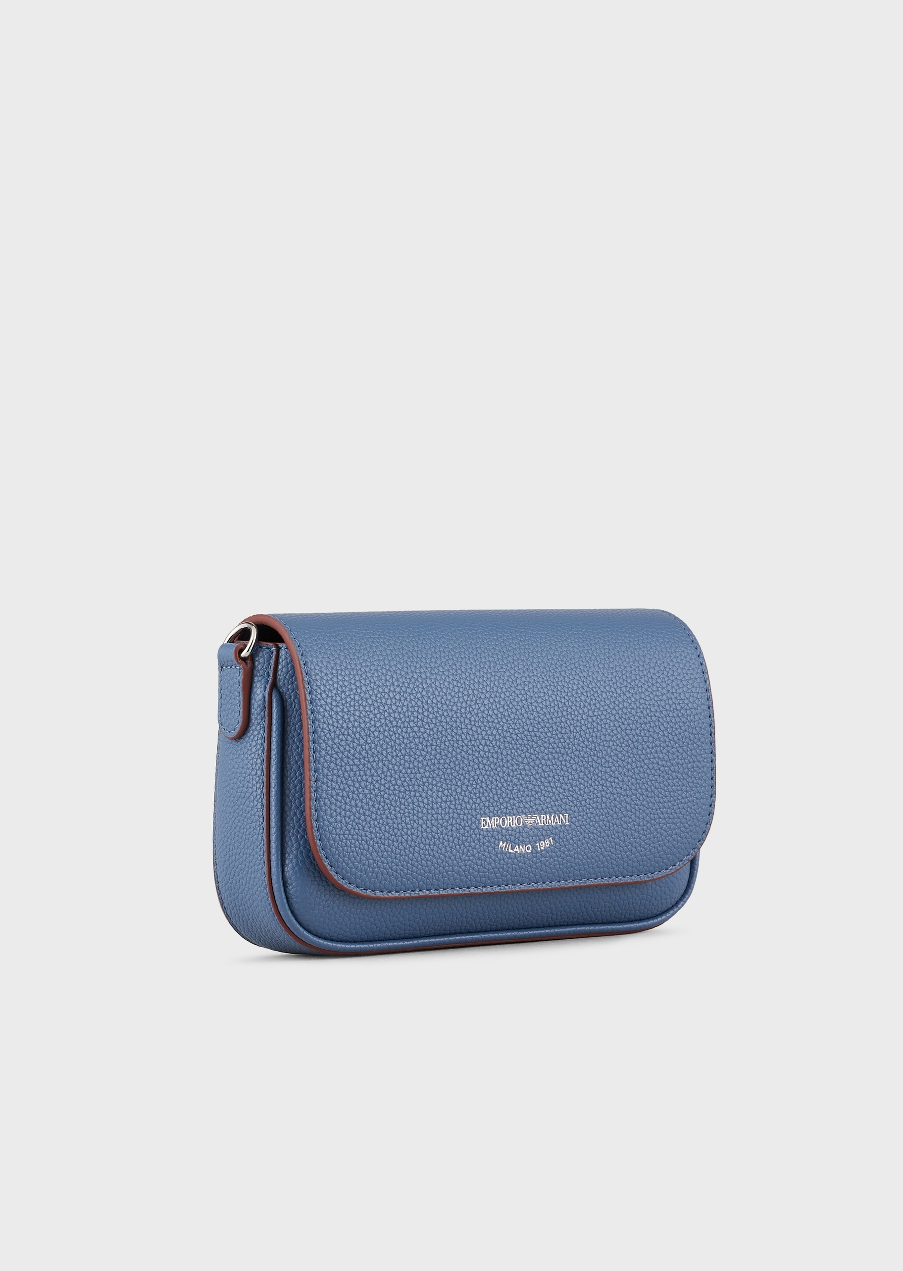 Emporio Armani 女士标识肩带饰边斜挎包