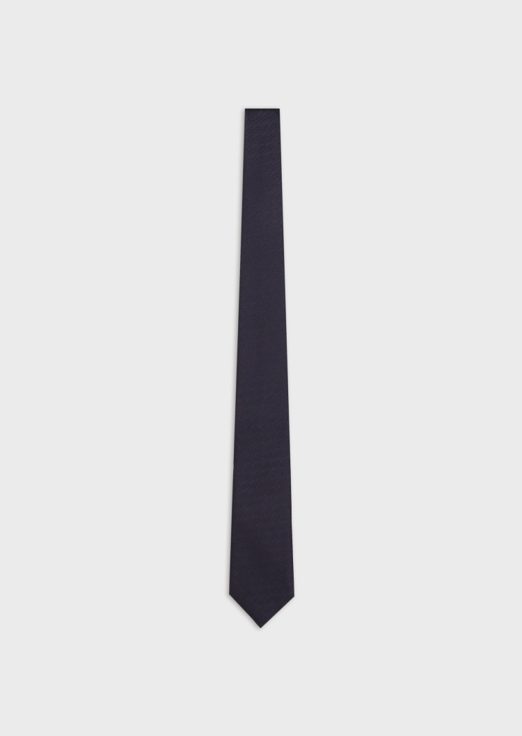 Giorgio Armani 通体波浪形纹理领带