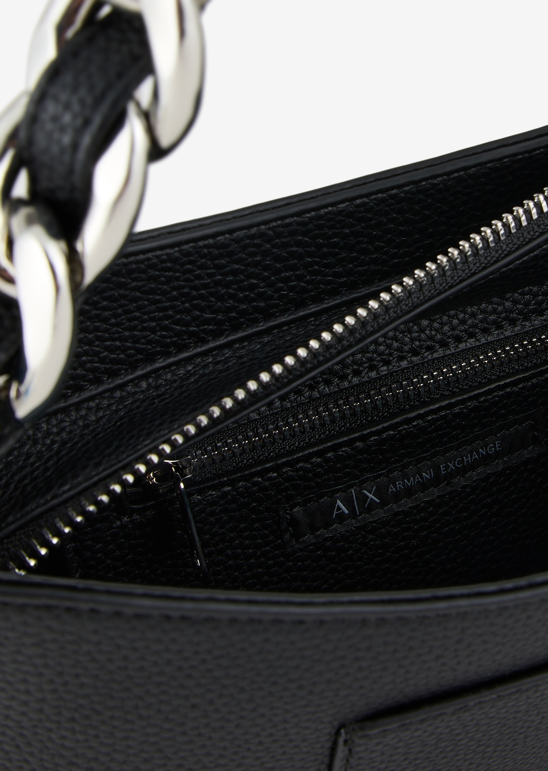 ARMANI EXCHANGE 女士手提粗链条小号斜挎包