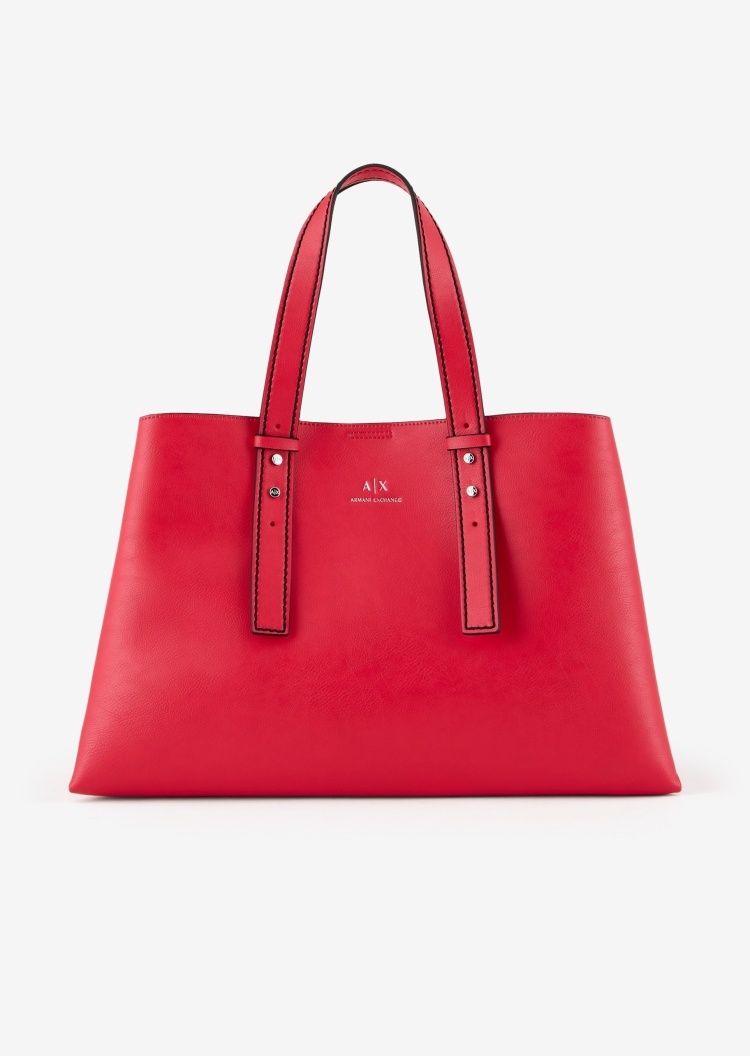 ARMANI EXCHANGE 女士明线双提手中号托特包