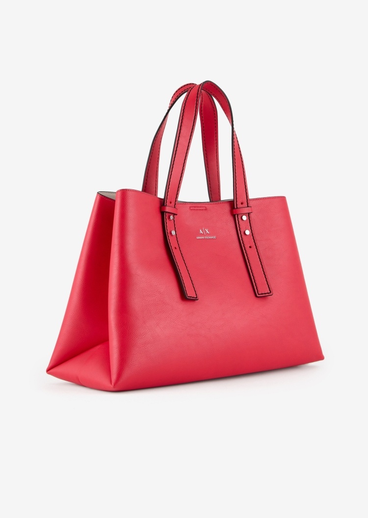 ARMANI EXCHANGE 女士明线双提手中号托特包