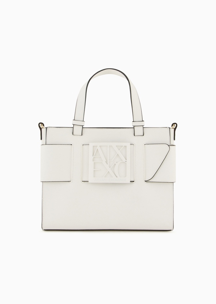 ARMANI EXCHANGE 女士商务通勤小号单肩手提斜挎托特包