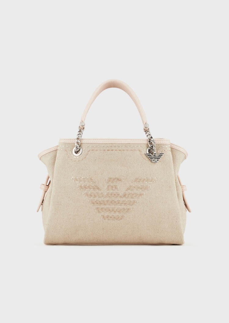 Emporio Armani 鹰标配肩带托特包