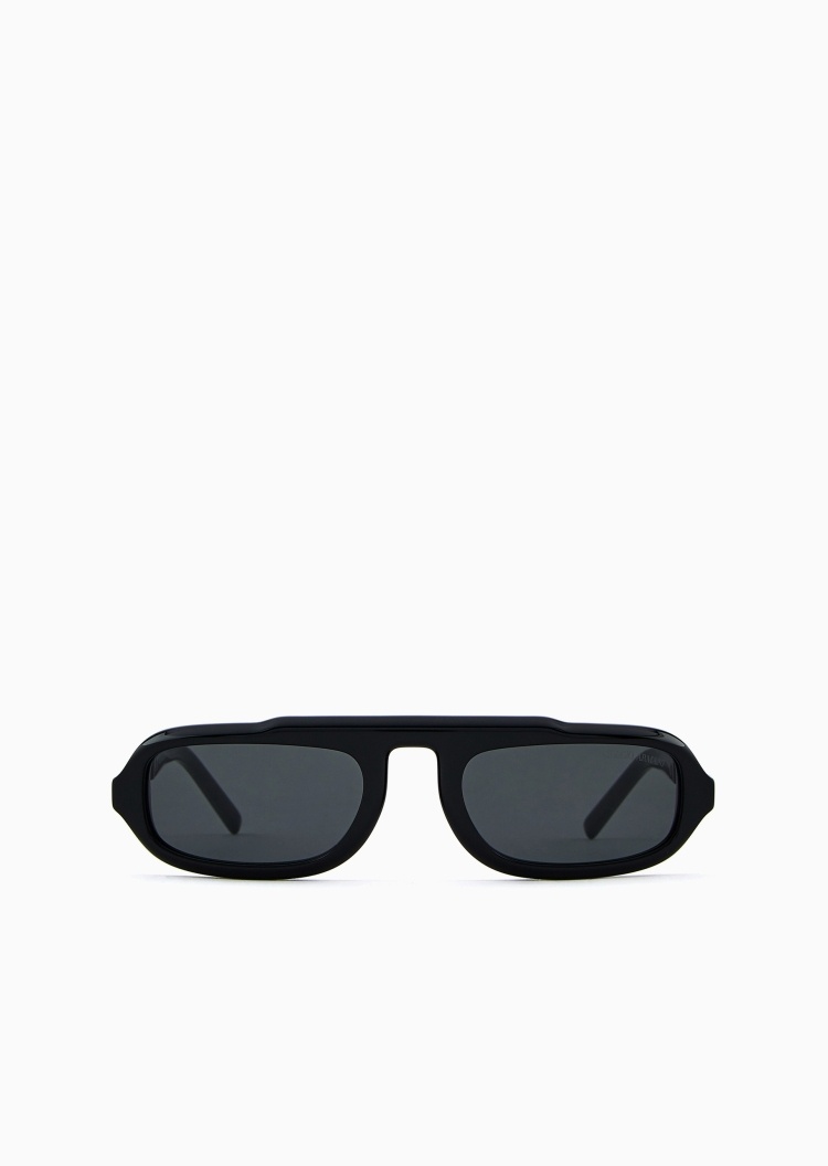 Giorgio Armani 男士时尚高鼻梁潮流矩形扁框太阳眼镜