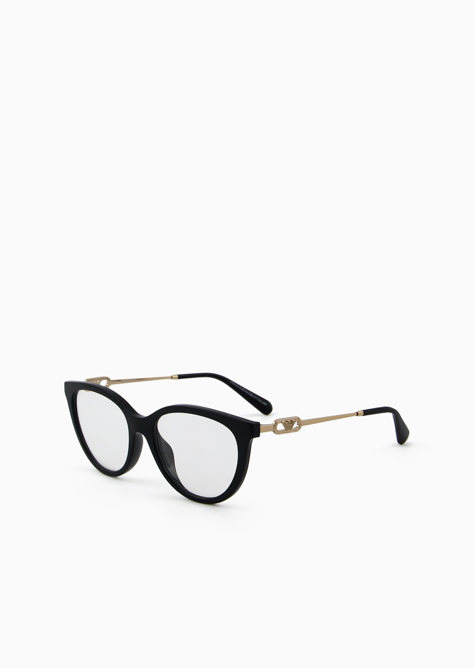 Emporio Armani 女士可配度数替换双镜片猫眼太阳眼镜