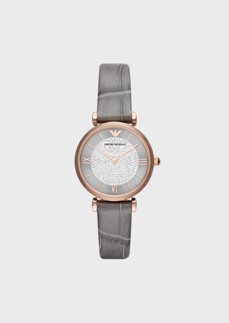 Emporio Armani 潮流纹理感石英腕表