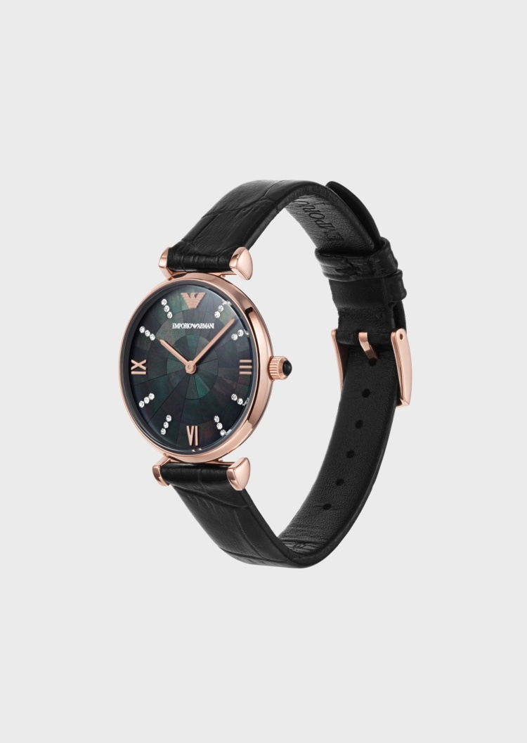 Emporio Armani 复古摩登感石英腕表
