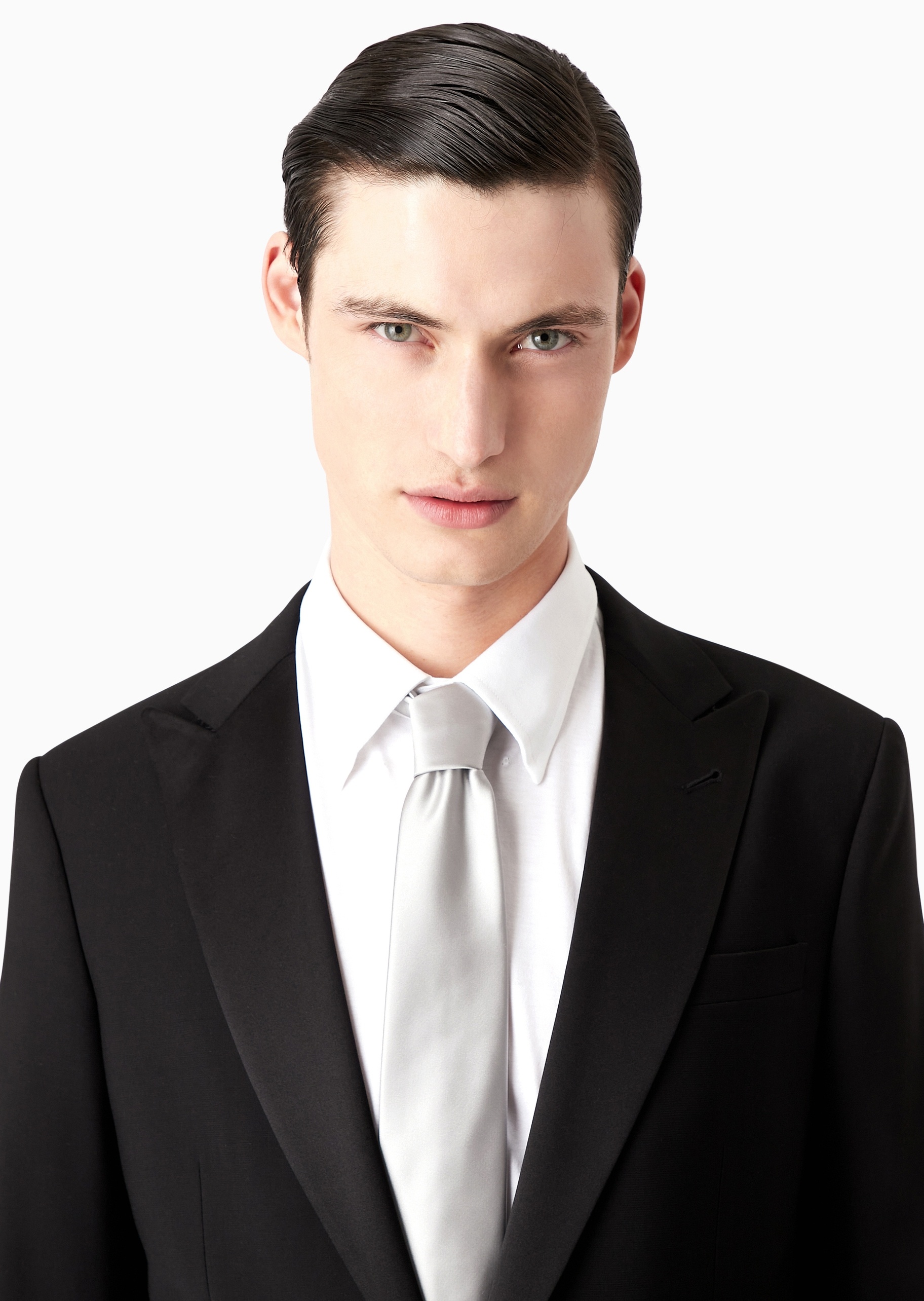 Emporio Armani 男士桑蚕丝经典商务正装领带配饰礼物