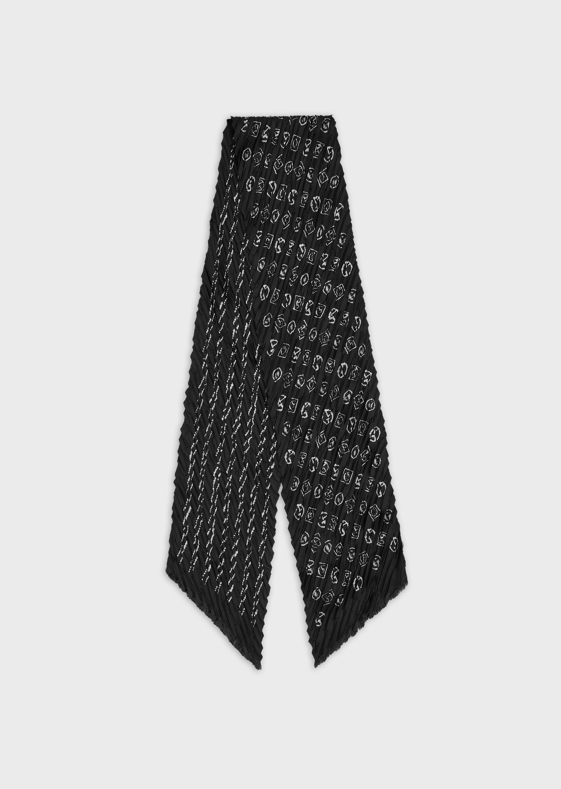 Giorgio Armani 品牌标识印花围巾