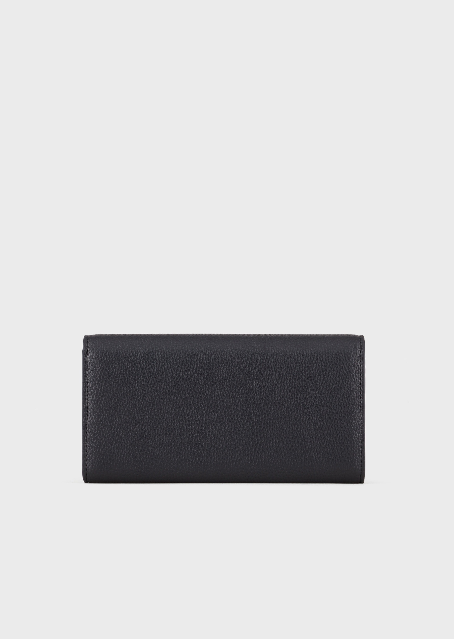 Emporio Armani 女士经典LOGO鹿皮纹钱包