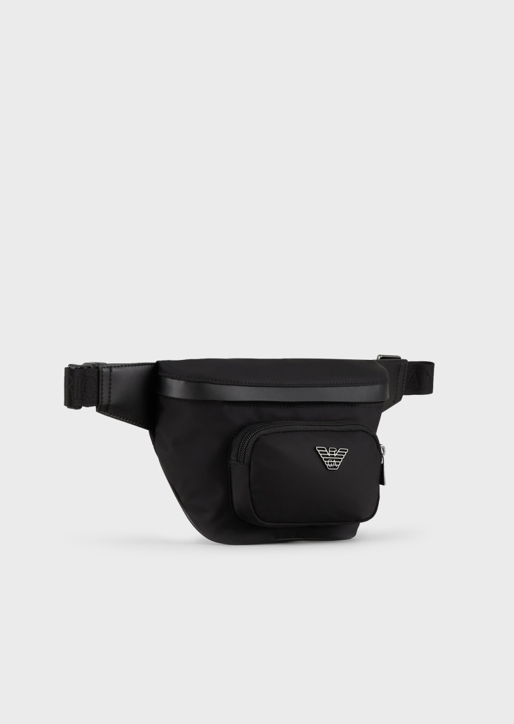 Emporio Armani 男士经典LOGO休闲腰包