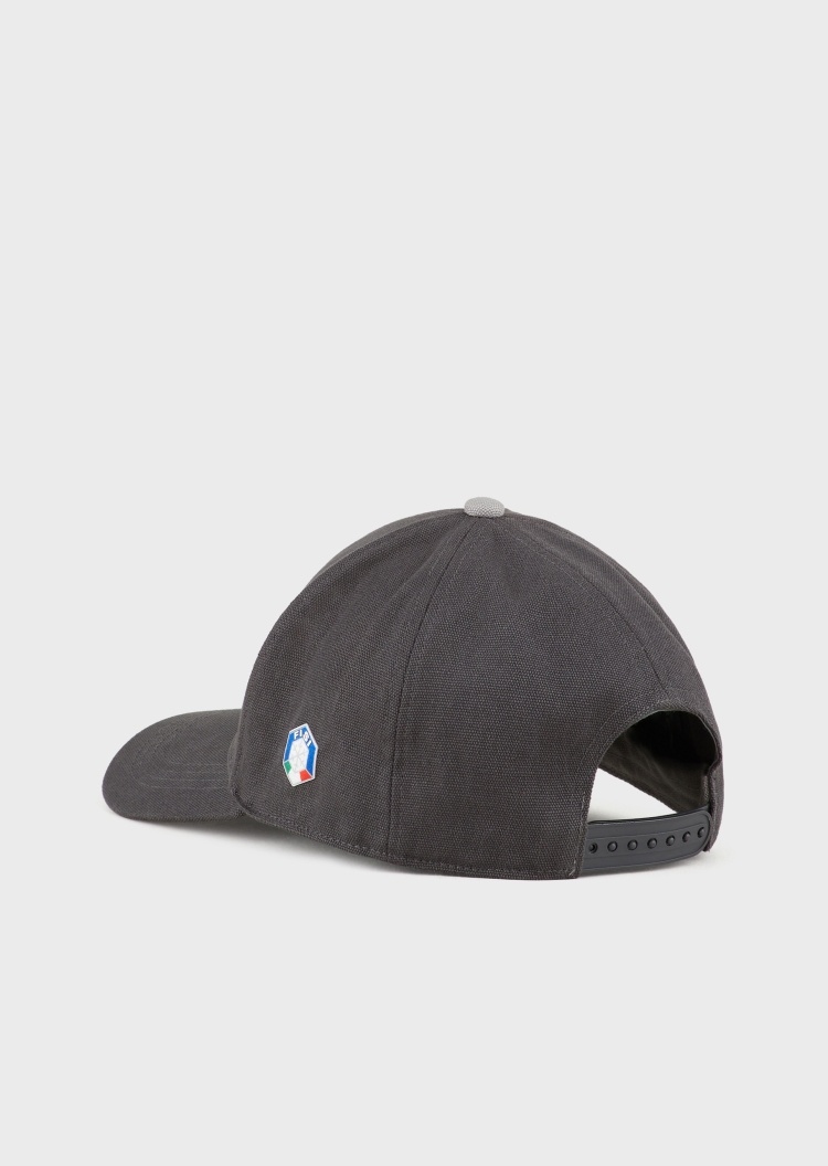 EA7 标识贴片棉质棒球帽