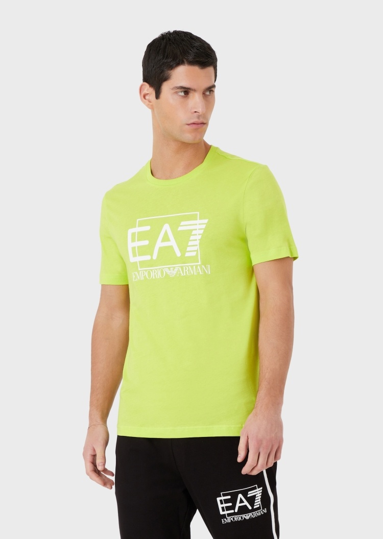 EA7 经典大标识棉质T恤