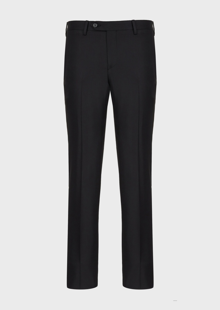 Emporio Armani 潮流绵羊毛休闲裤