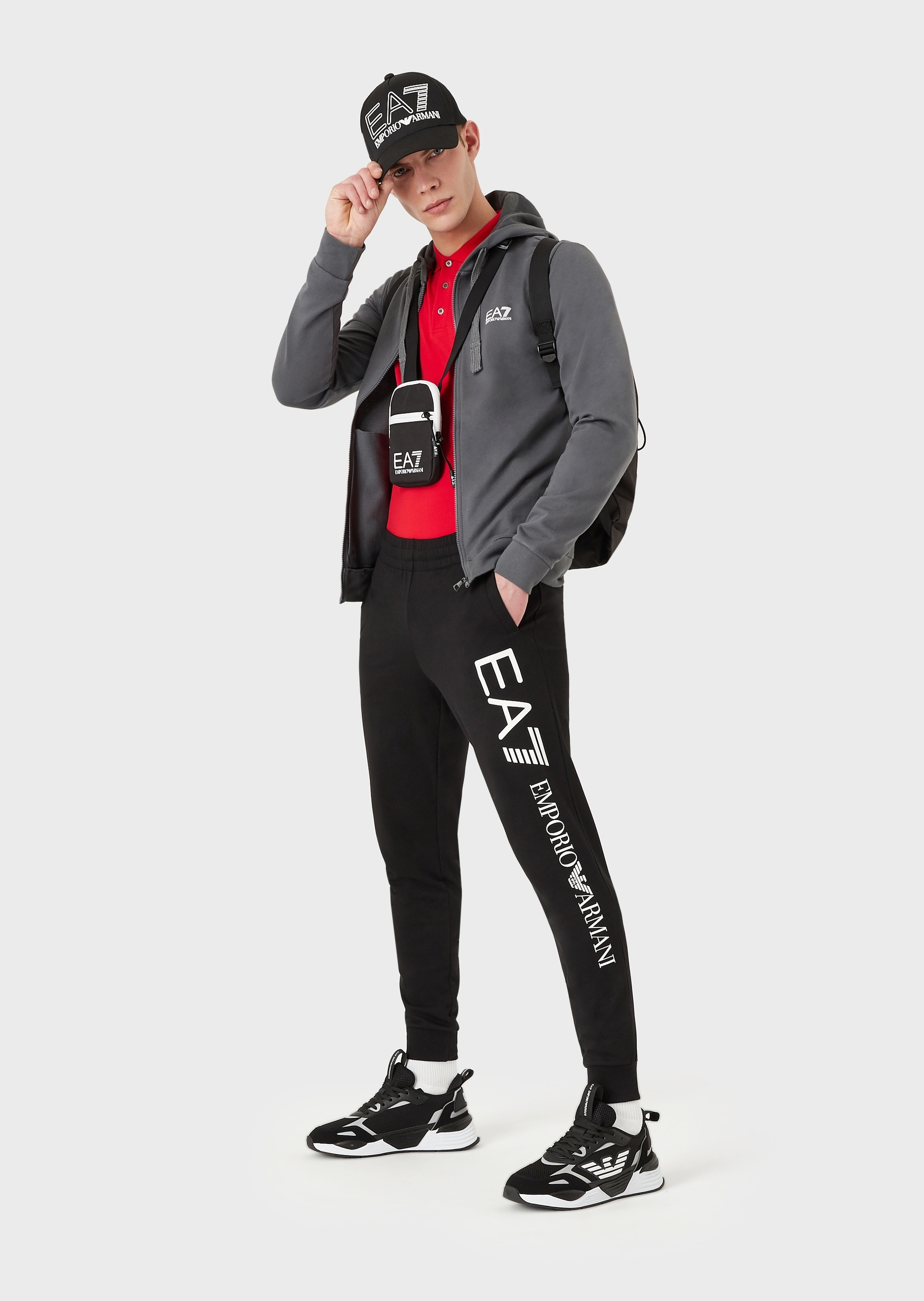 EA7 经典短袖POLO衫