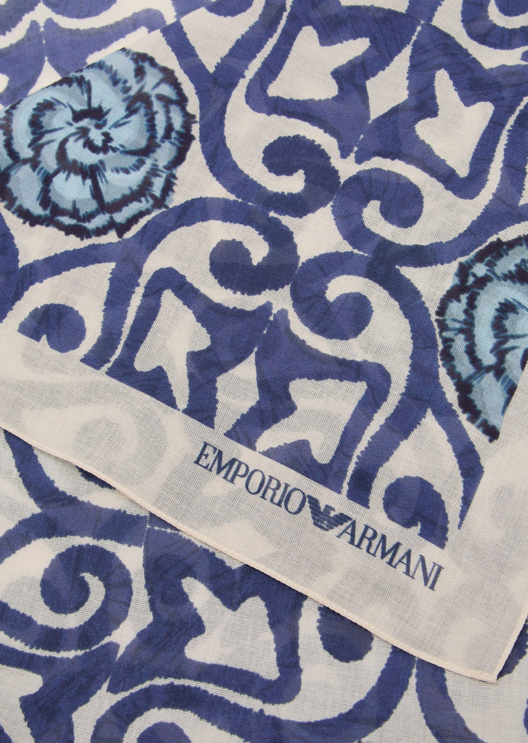 Emporio Armani 可持续系列棉质丝巾