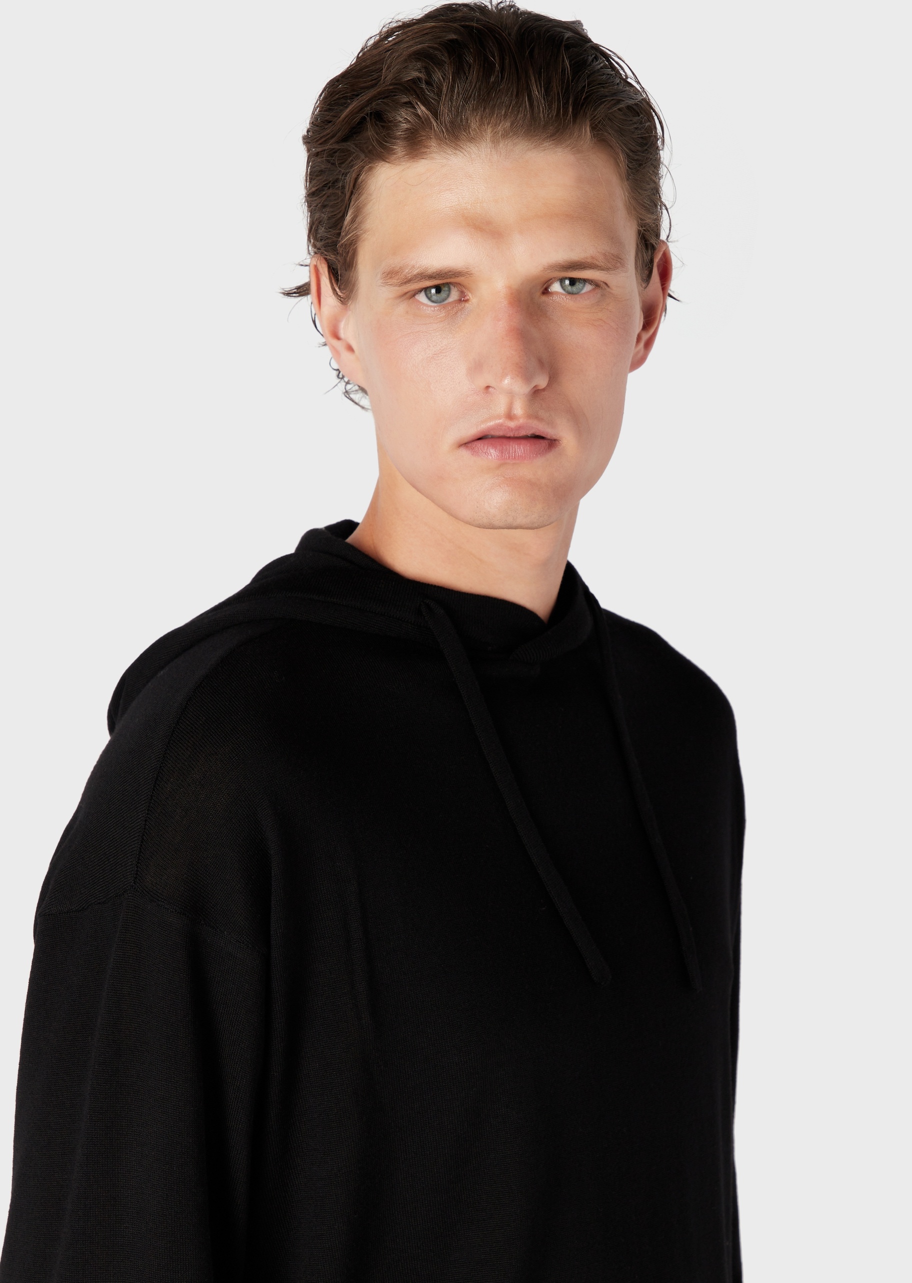 Emporio Armani 纯色连帽卫衣卫裤套装