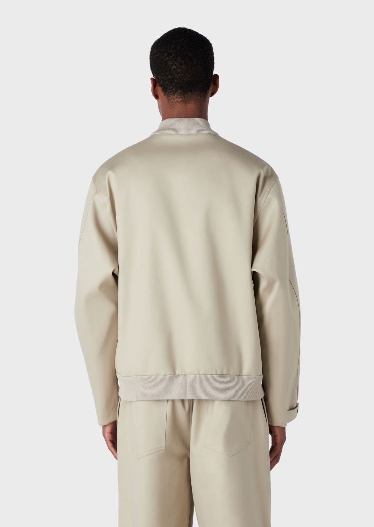 Emporio Armani 简约棒球领飞行员夹克