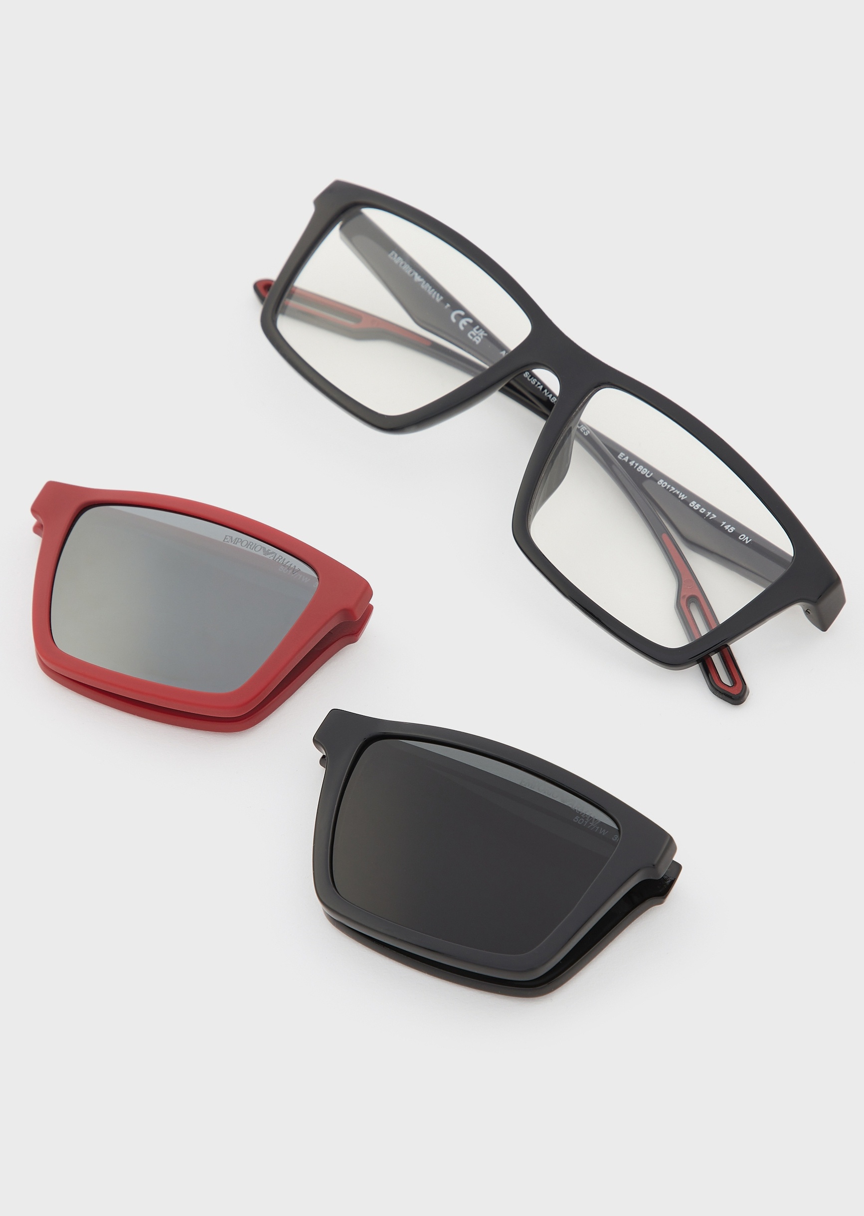 Emporio Armani 双色可替换太阳眼镜