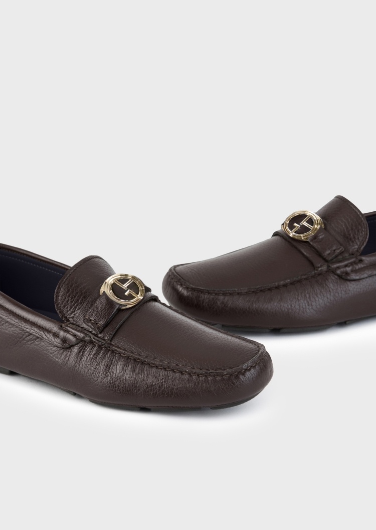 Giorgio Armani 经典标识柔软乐福鞋