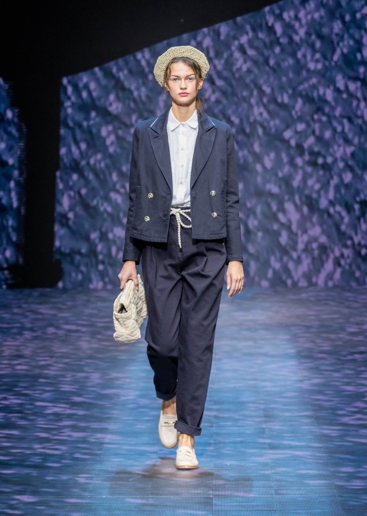 Emporio Armani 工装风口袋棉质衬衫