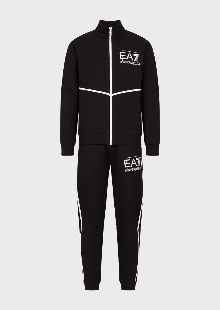 EA7 亮色标识棉质运动套装