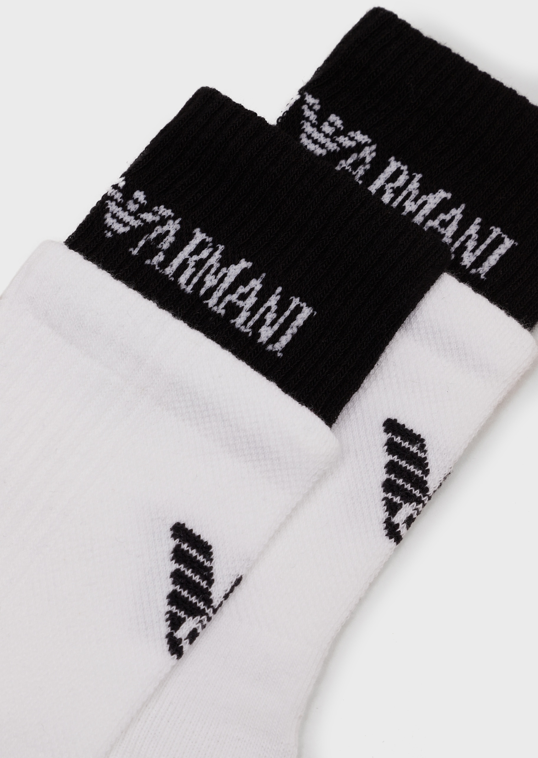 Emporio Armani 撞色拼接袜口袜子
