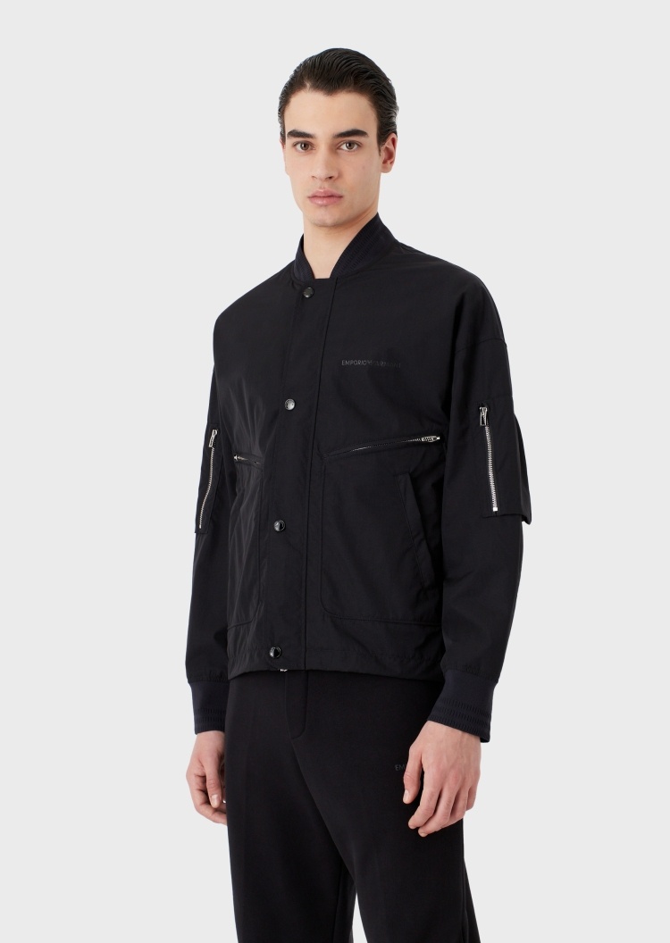 Emporio Armani 轻盈棒球领短外套