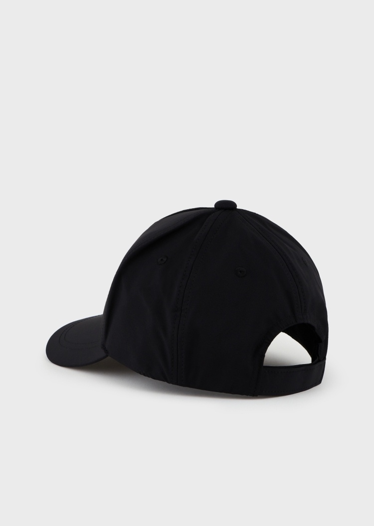 Emporio Armani 鹰标贴片魔术贴棒球帽
