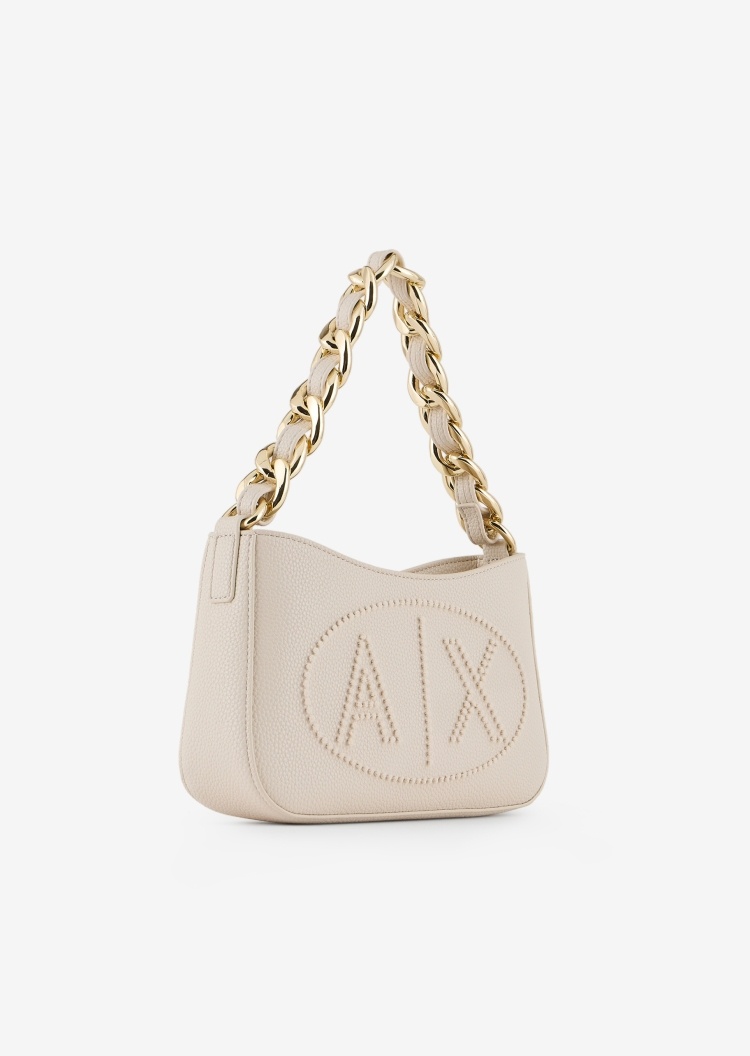 ARMANI EXCHANGE 女士手提粗链条小号斜挎包