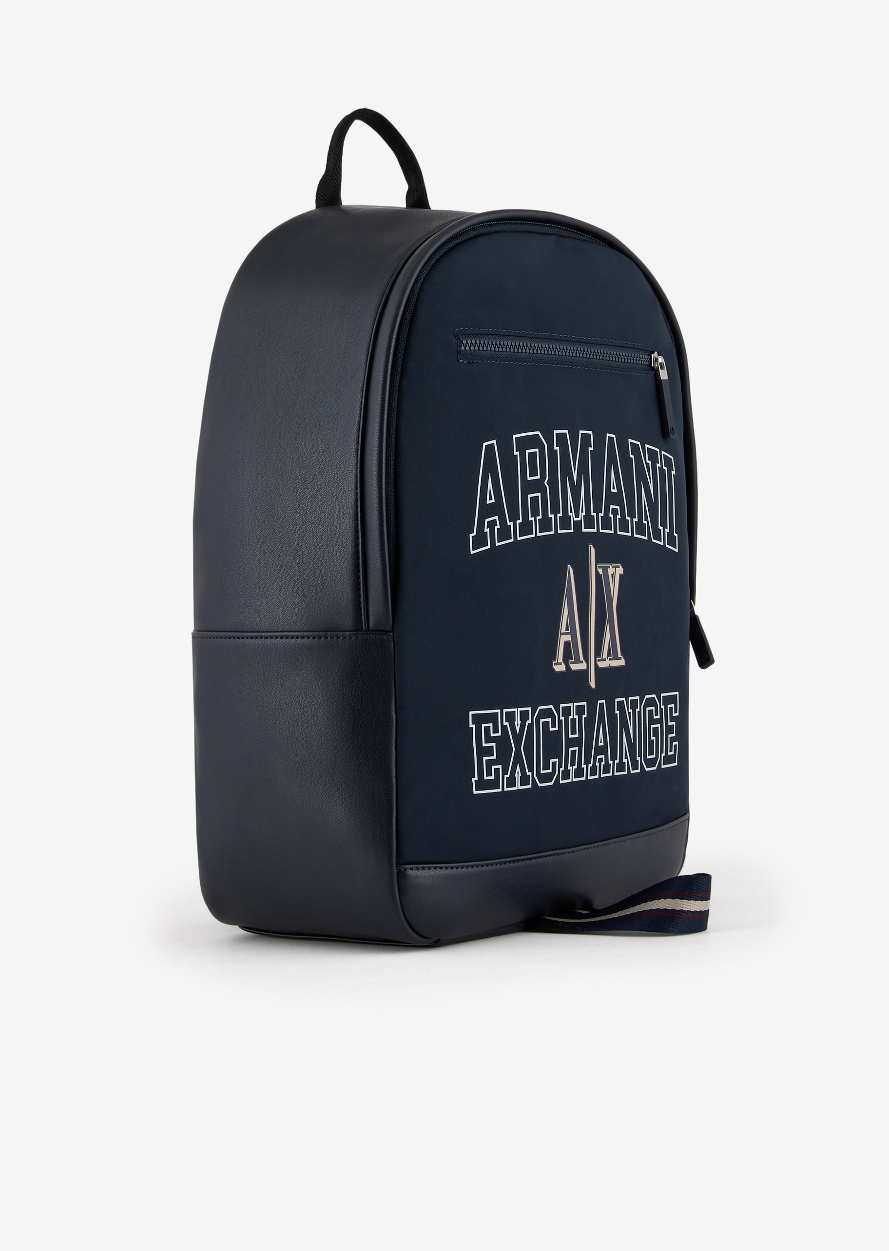 ARMANI EXCHANGE 男士拼接外袋拉链双肩包