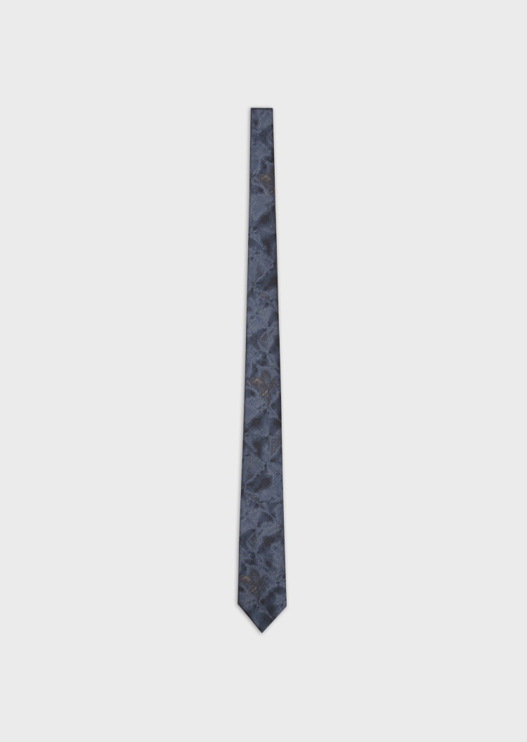 Giorgio Armani 双色几何提花领带