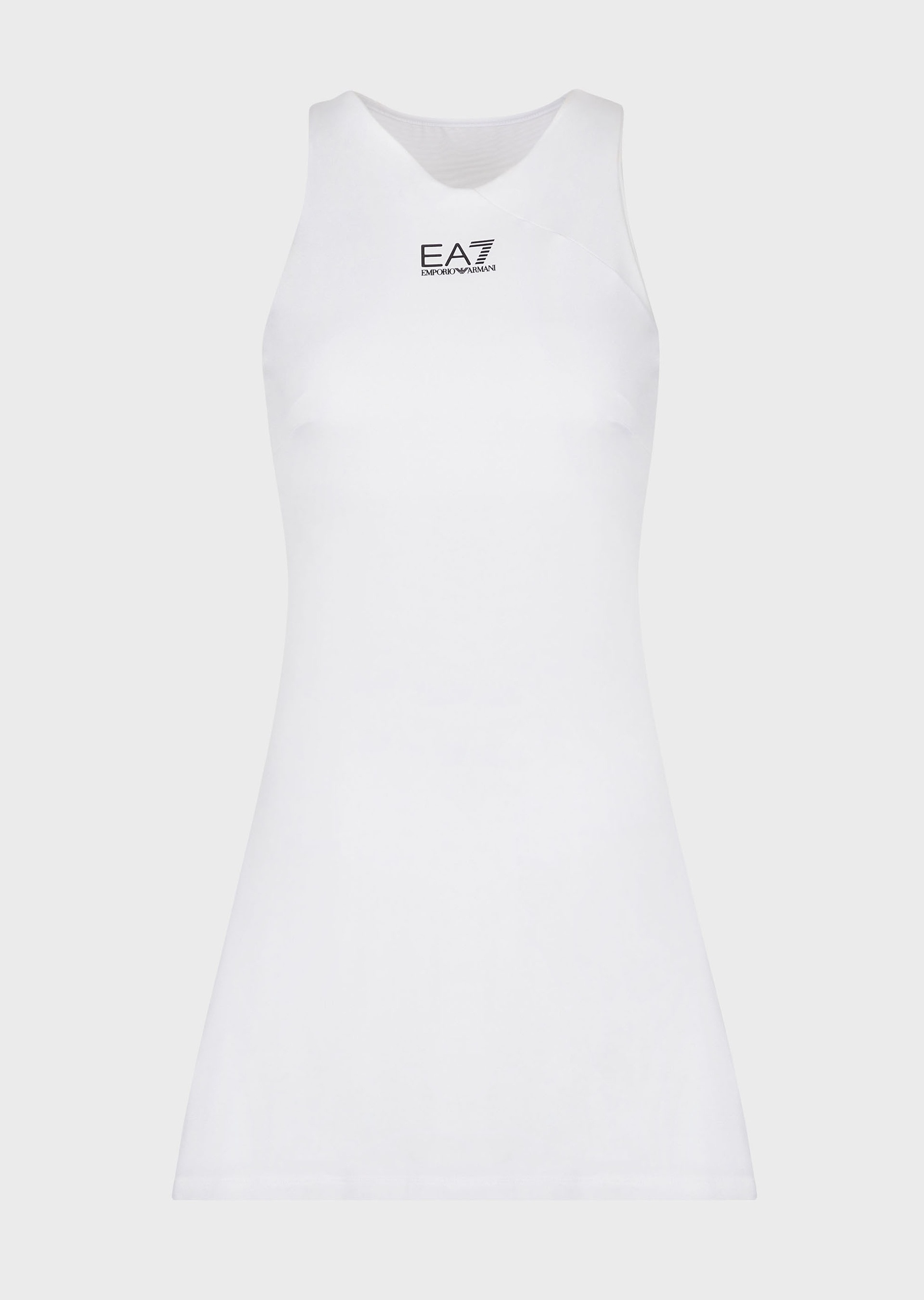EA7 女士拼接无袖网球连衣裙