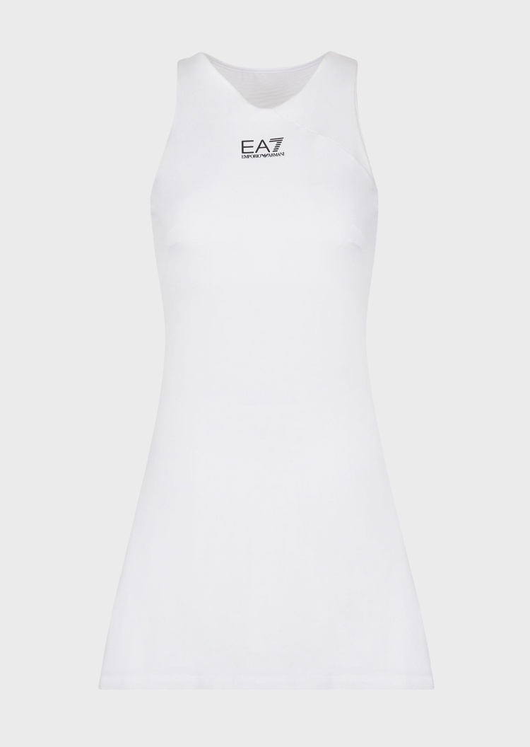 EA7 女士VENTUS 7无袖V领网球连衣裙