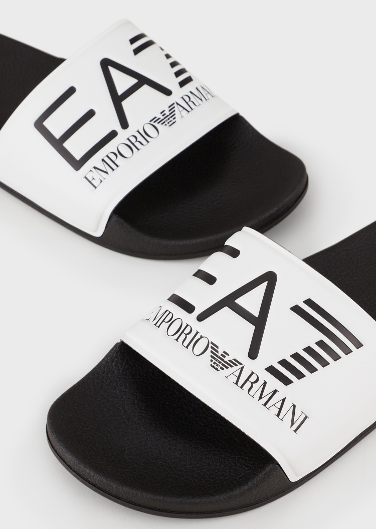 EA7 EA7醒目印花沙滩鞋