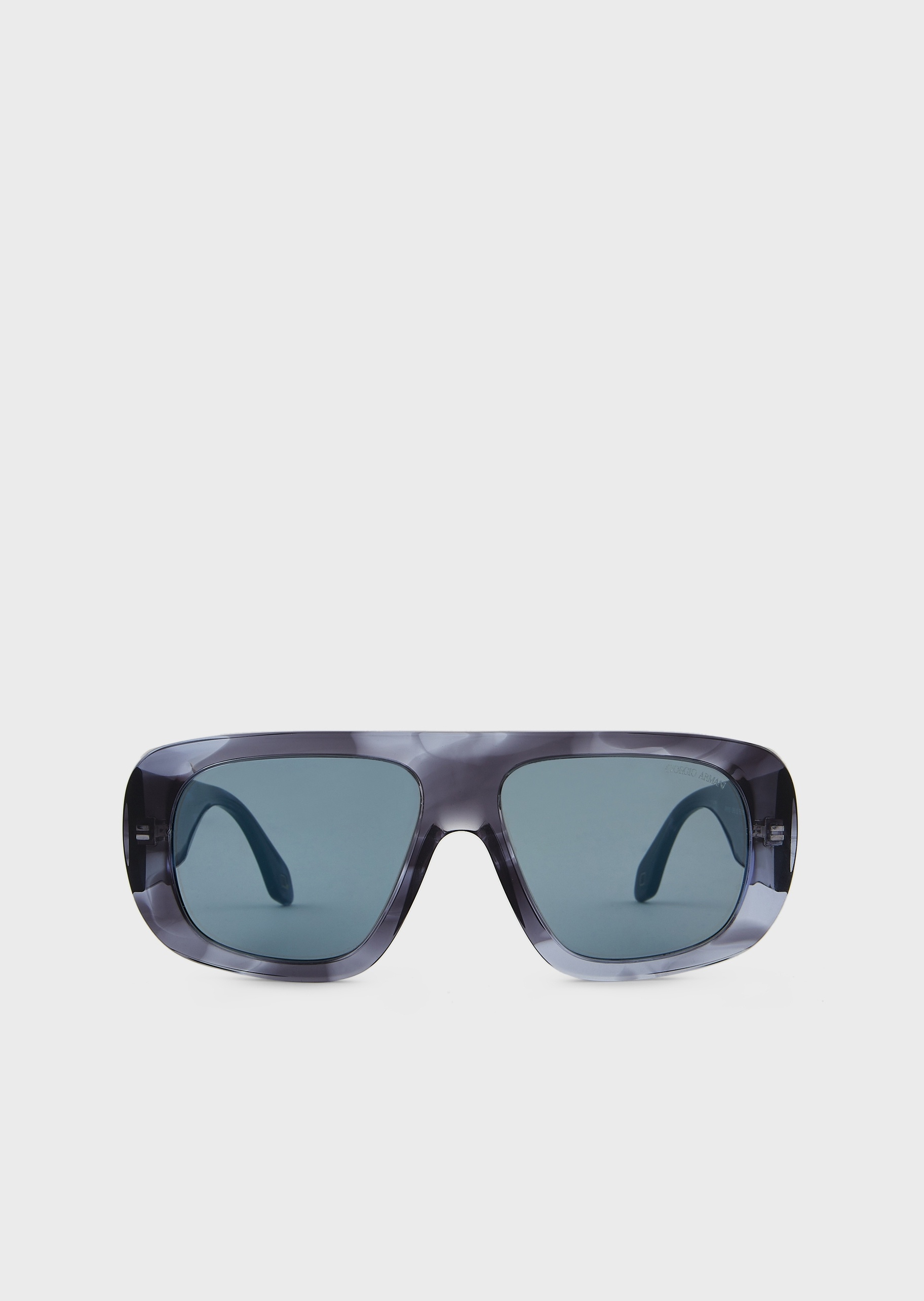 Giorgio Armani 男士个性枕型粗框太阳眼镜