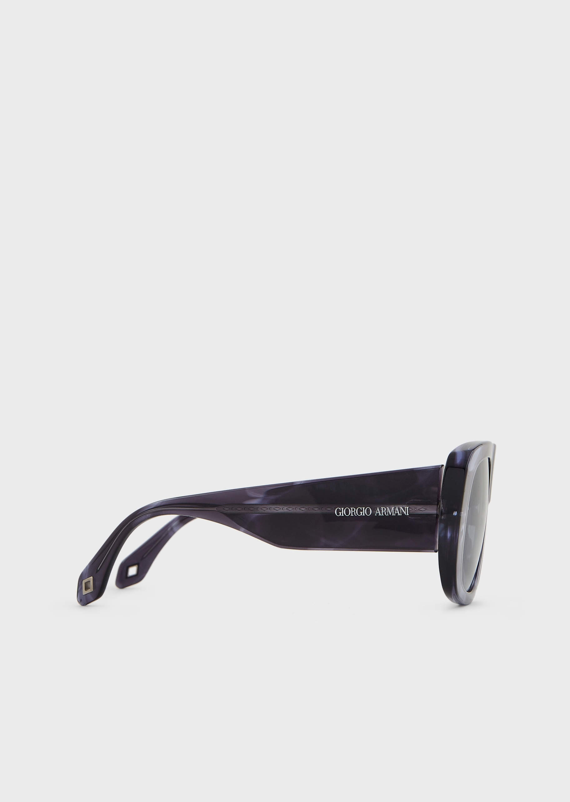 Giorgio Armani 男士个性枕型粗框太阳眼镜