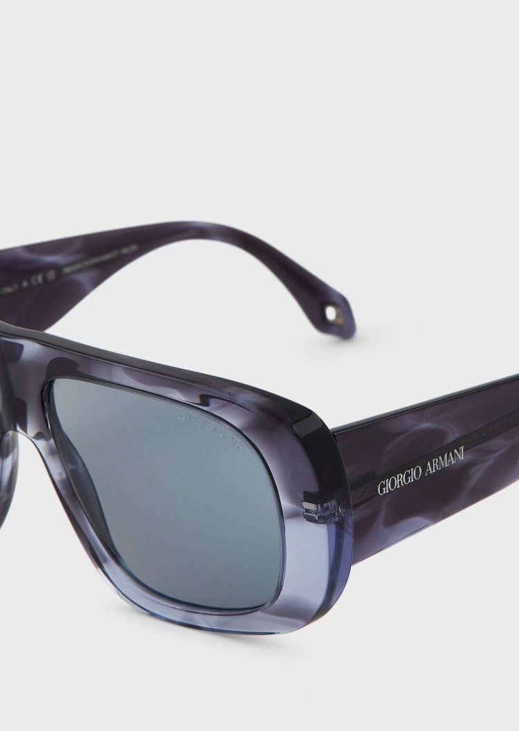 Giorgio Armani 个性枕型粗框太阳镜