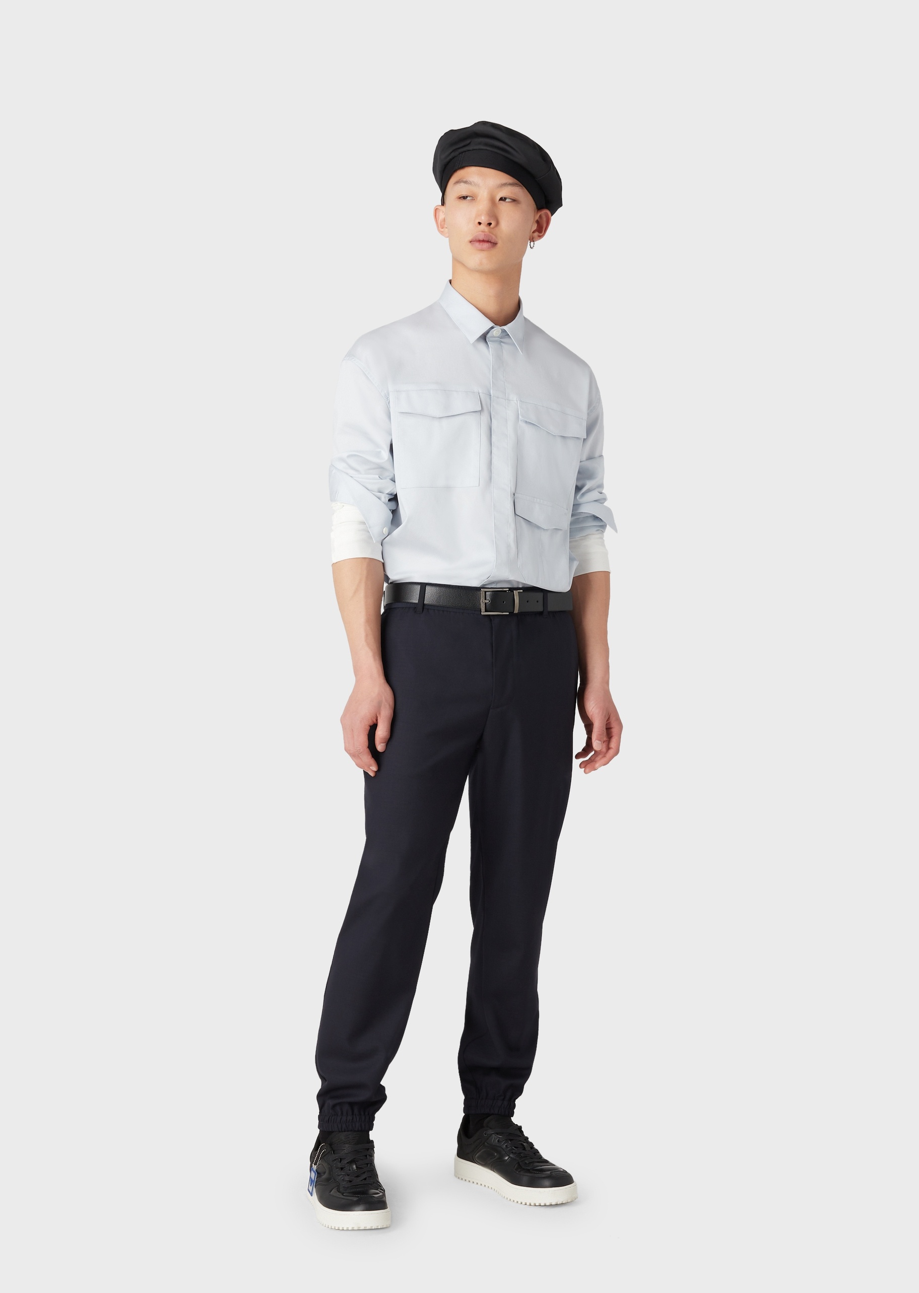 Emporio Armani 三口袋暗门襟衬衫